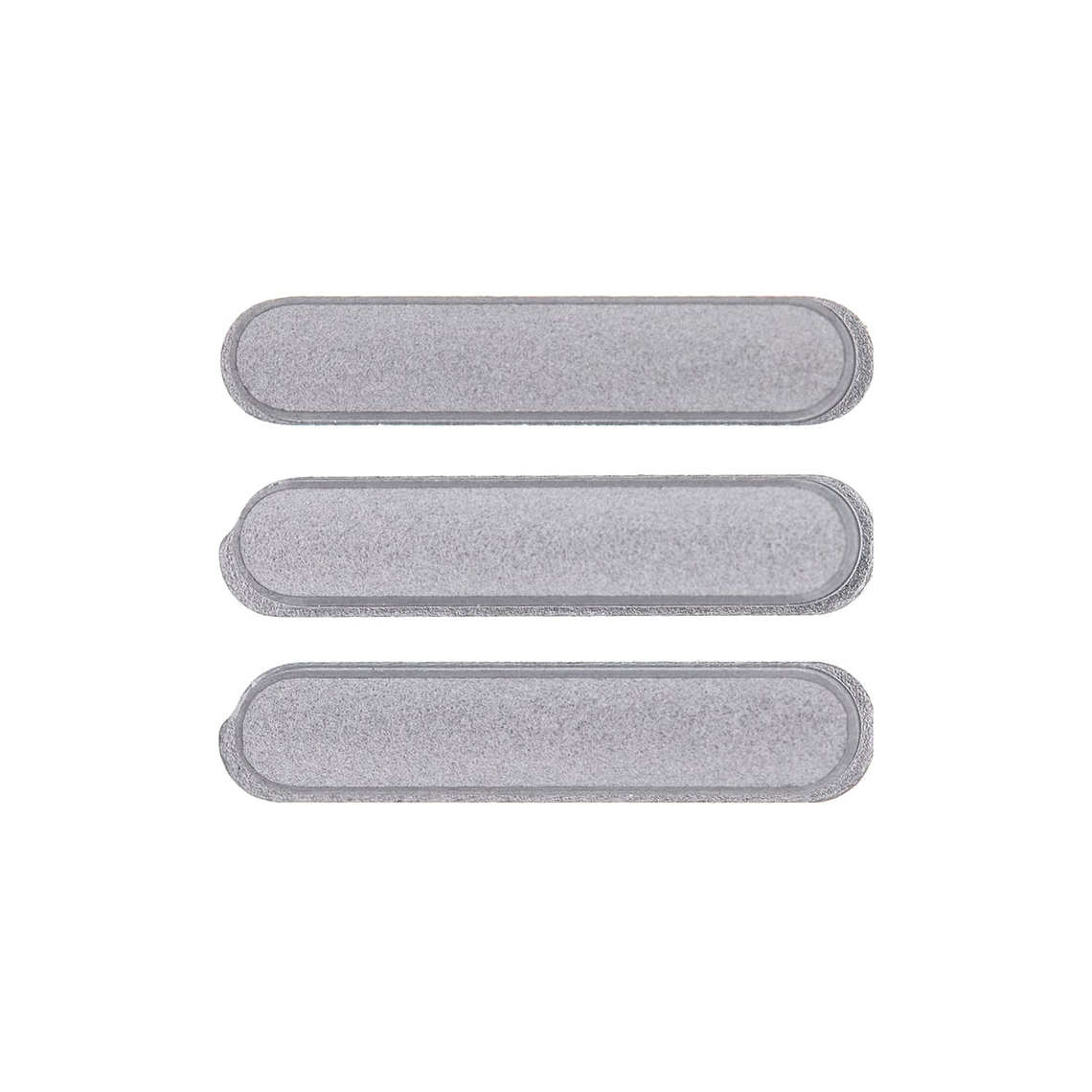 Juego de botones laterales de repuesto para iPad Pro 10.5/12.9 de 2.ª generación/Air 3 (3 piezas/juego) - Gris