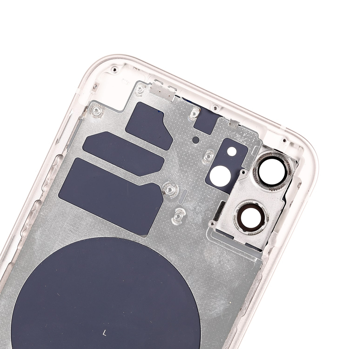 Carcasa trasera de repuesto para iPhone 12 con marco - Blanco - Imagen 5