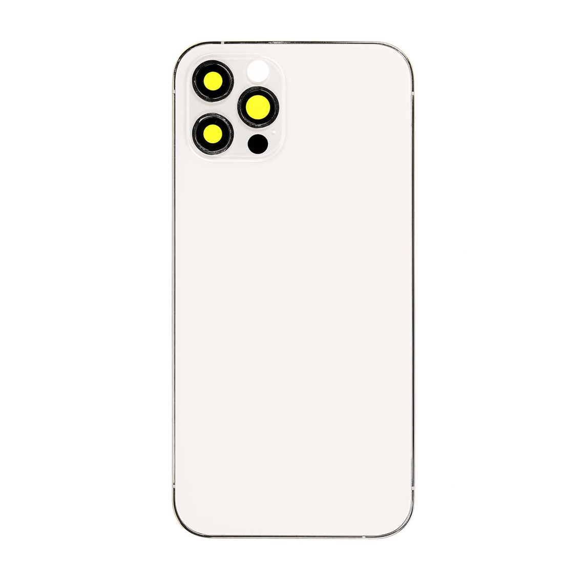 Carcasa trasera de repuesto con marco para iPhone 12 Pro - Plateada - Imagen 3