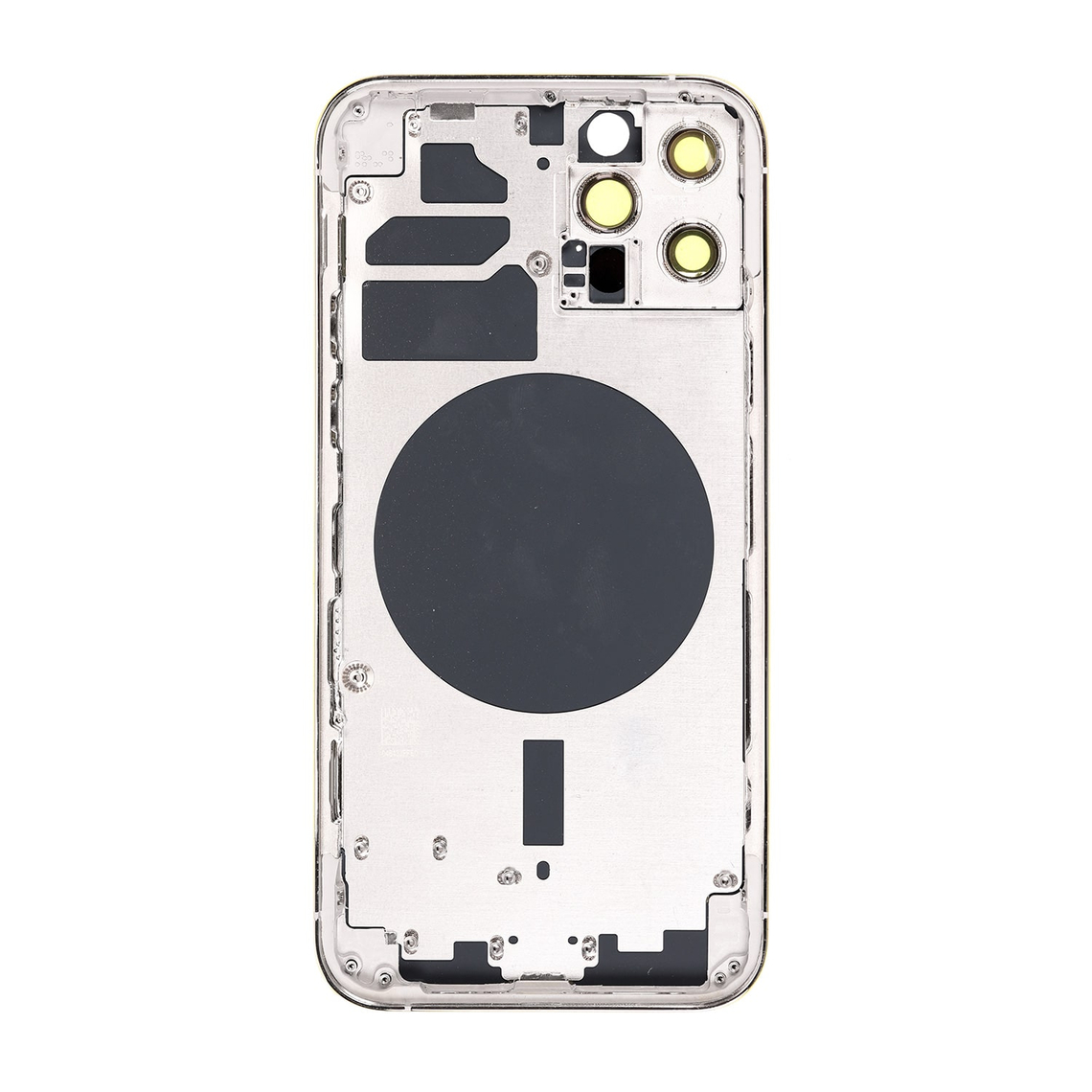 Carcasa trasera de repuesto con marco para iPhone 12 Pro - Plateada - Imagen 2