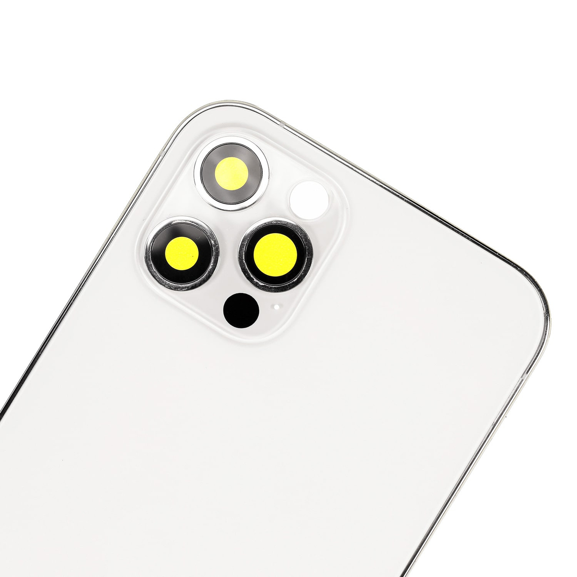 Carcasa trasera de repuesto con marco para iPhone 12 Pro - Plateada - Imagen 6
