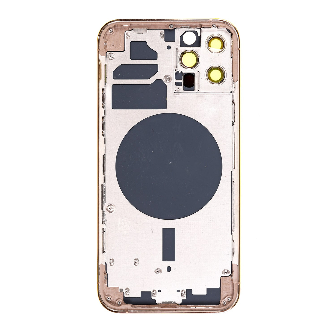 Carcasa trasera de repuesto con marco para iPhone 12 Pro - Dorado - Imagen 2