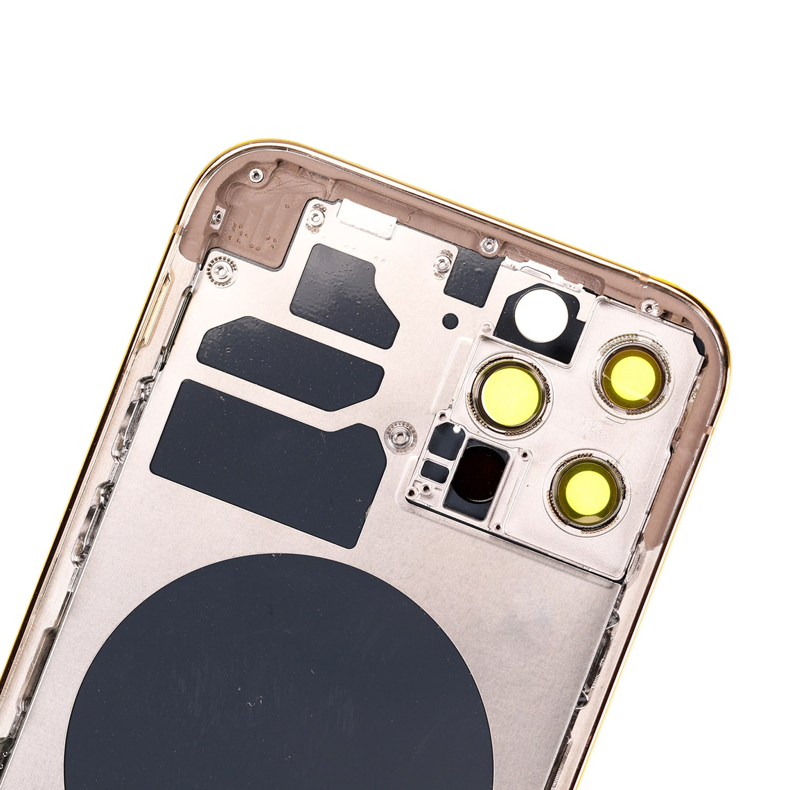 Carcasa trasera de repuesto con marco para iPhone 12 Pro - Dorado - Imagen 5