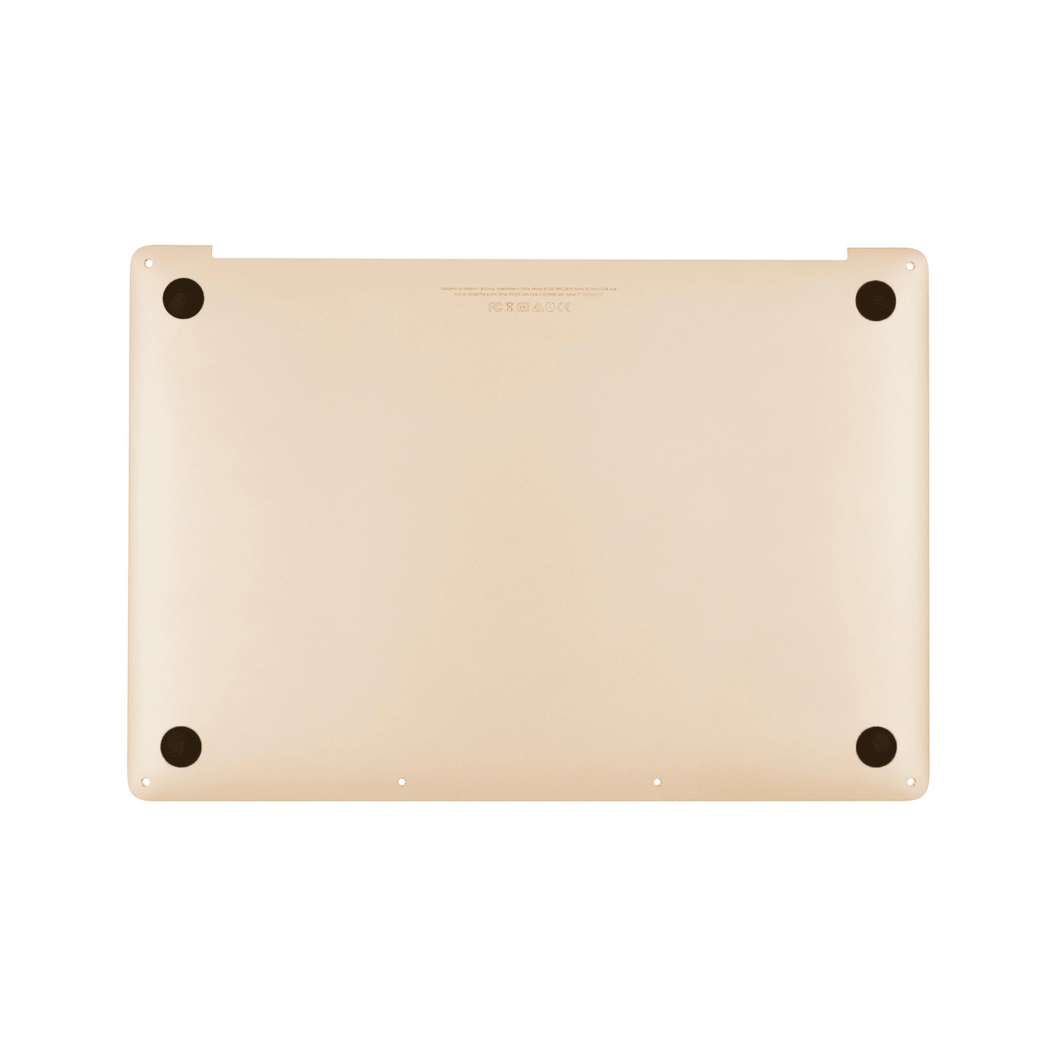 Carcasa inferior dorada para MacBook Pro 15" Touch A1707/A1990 (finales de 2016, mediados de 2019)