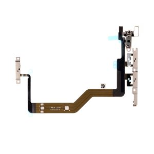 Cable flexible de repuesto para el botón de encendido del iPhone 12 Pro Max con soporte metálico.