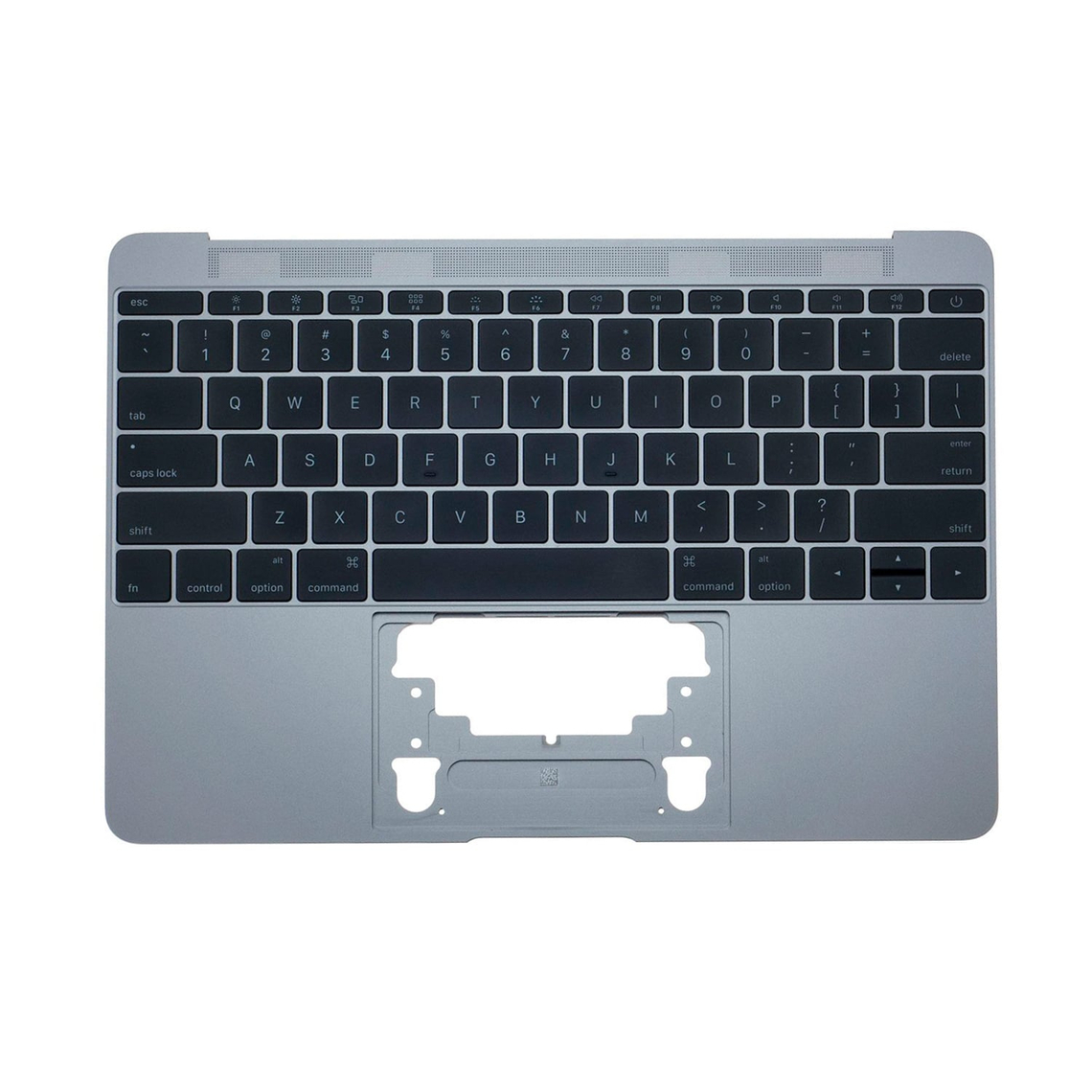 Carcasa superior gris espacial con teclado para MacBook Retina de 12" A1534 (principios de 2016 - mediados de 2017)
