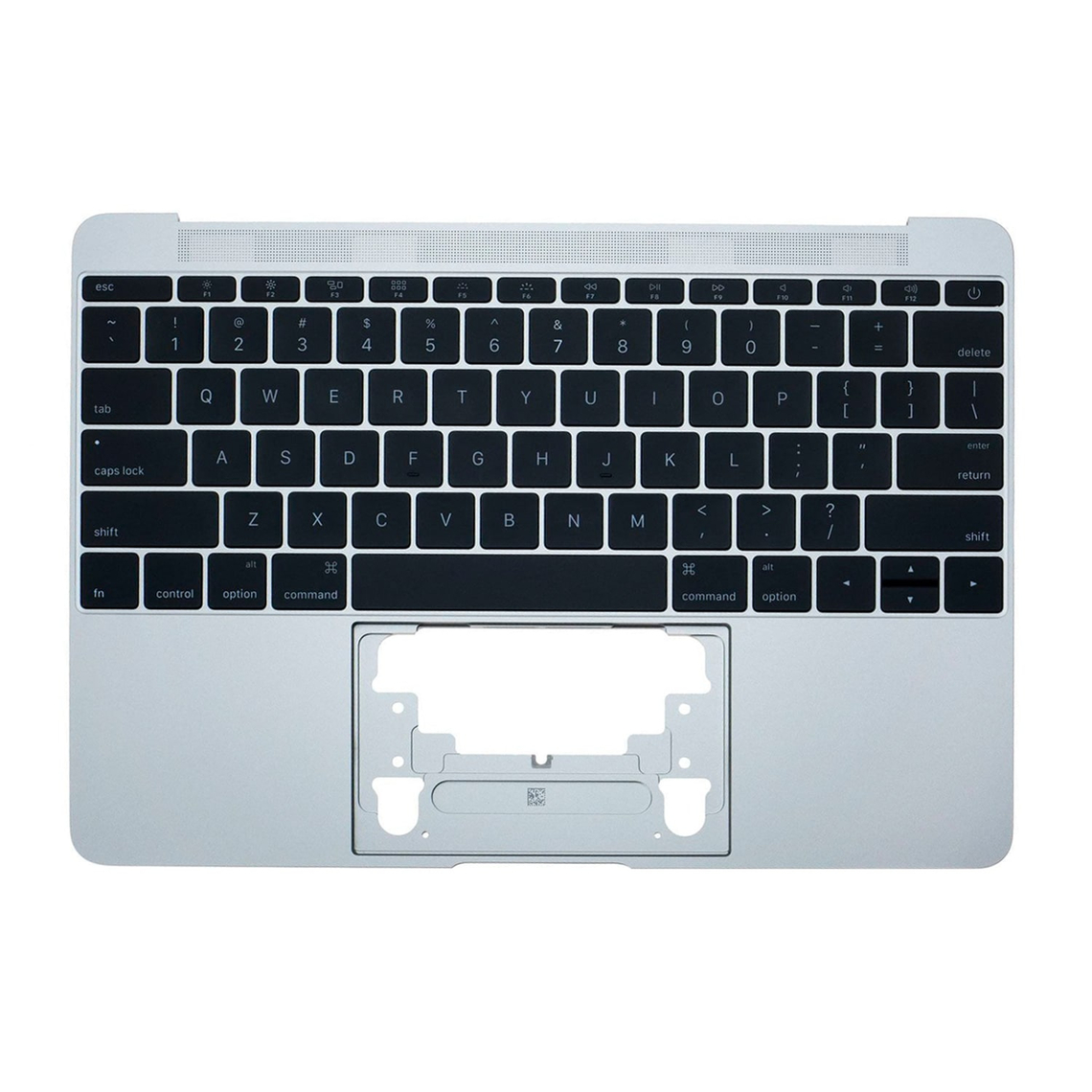 Carcasa superior plateada con teclado para MacBook Retina de 12" A1534 (principios de 2016 - mediados de 2017)