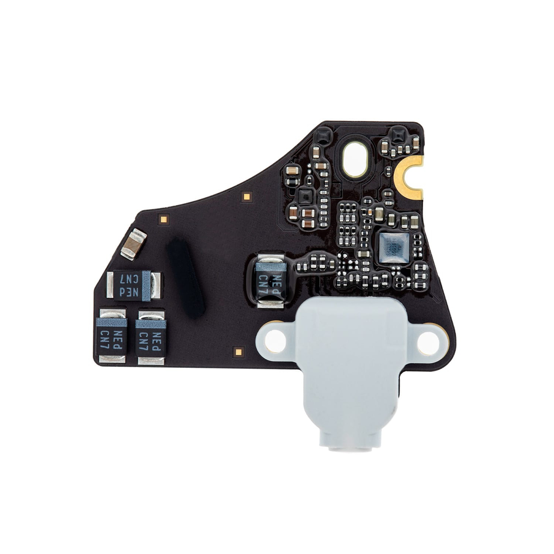 Placa de conector de audio plateado para auriculares para MacBook Air 13" Retina A1932 (finales de 2018 - mediados de 2019)