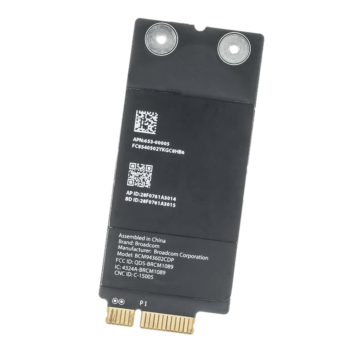 Tarjeta de red inalámbrica AirPort n.° BCM943602CDP para iMac A1418/A1419 (finales de 2015)