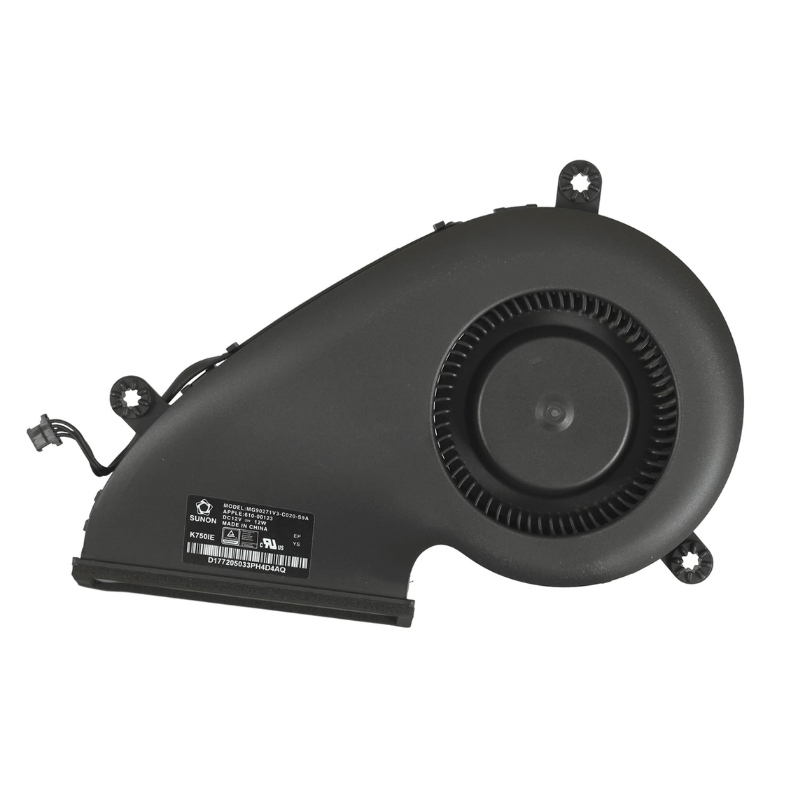 Ventilador de CPU para iMac de 21,5" A1418/A2116 (finales de 2015, principios de 2019)