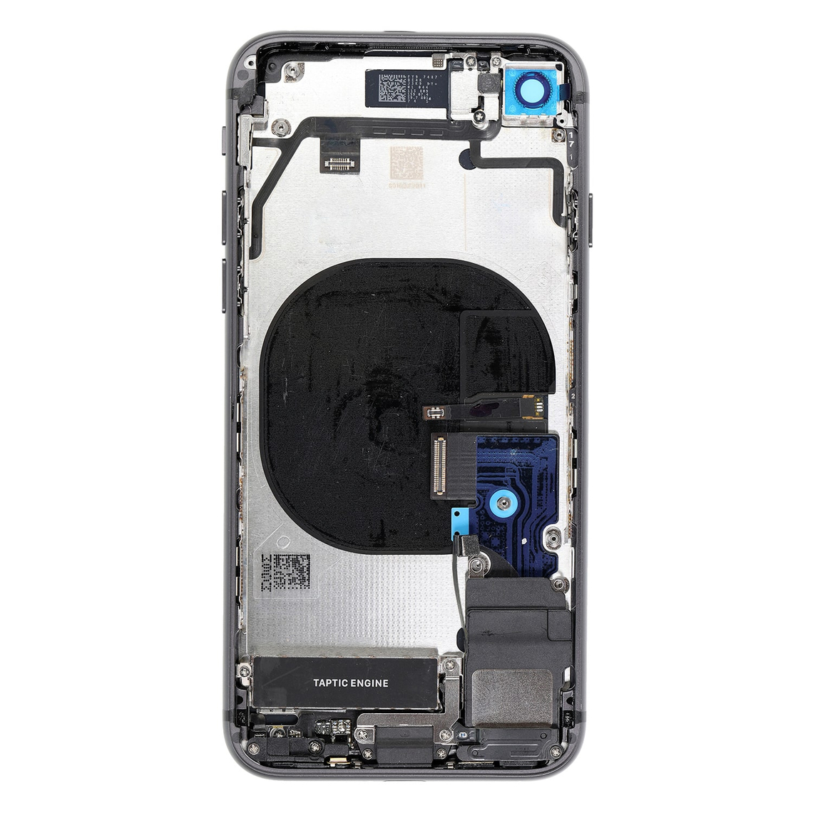 Repuesto para la segunda tapa trasera del iPhone SE - Gris espacial - Imagen 2