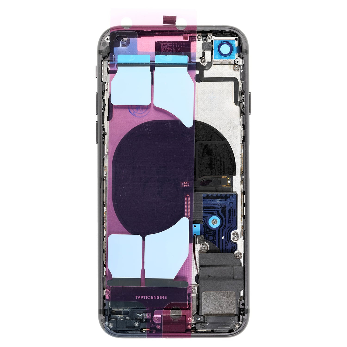 Repuesto para la segunda tapa trasera del iPhone SE - Gris espacial - Imagen 3