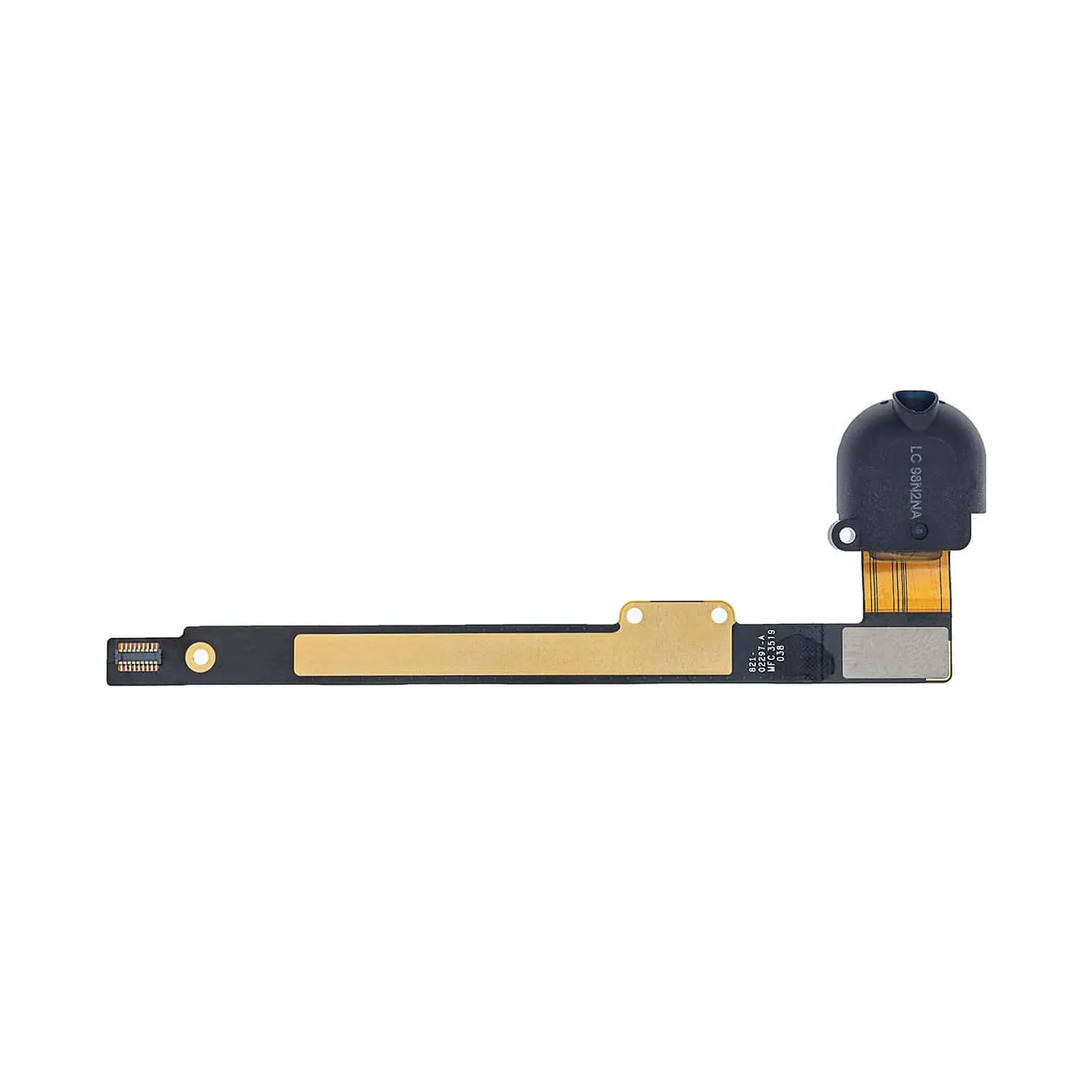 Cable flexible de repuesto para conector de auriculares de 7.ª/8.ª generación para iPad de 10,2" (versión 4G) - Negro