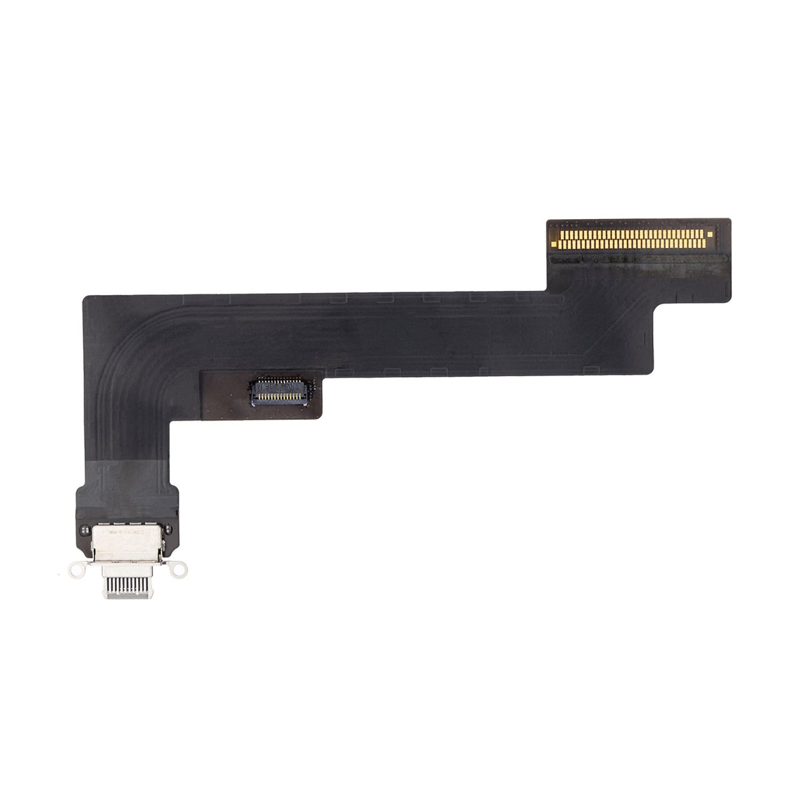 Cable flexible de conector de carga negro de repuesto para iPad Air 4 (versión WiFi)