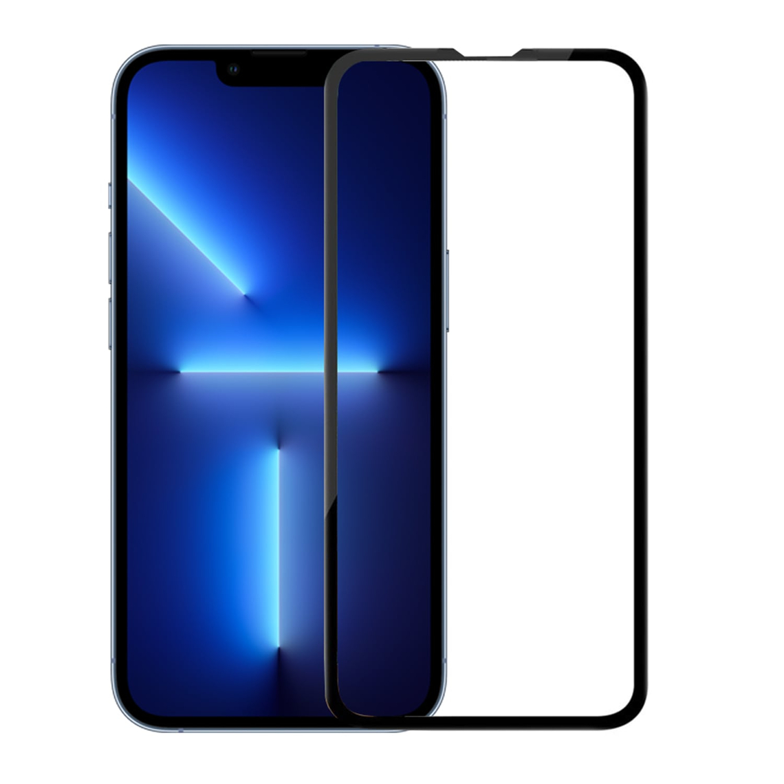 Protector de pantalla de vidrio templado antihuellas para iPhone 13/13 Pro/14/16e/17e de 6,1 pulgadas.