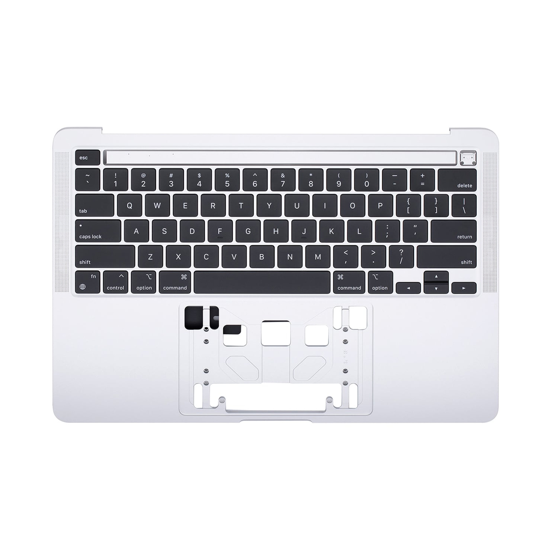 Carcasa superior plateada con teclado para MacBook Pro de 13" M1 A2338 (finales de 2020)