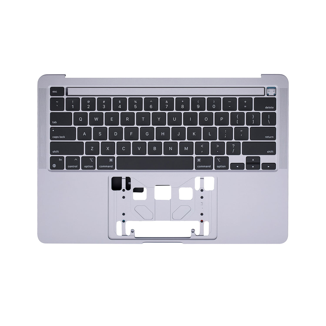 Carcasa superior gris con teclado para MacBook Pro de 13" M1 A2338 (finales de 2020)