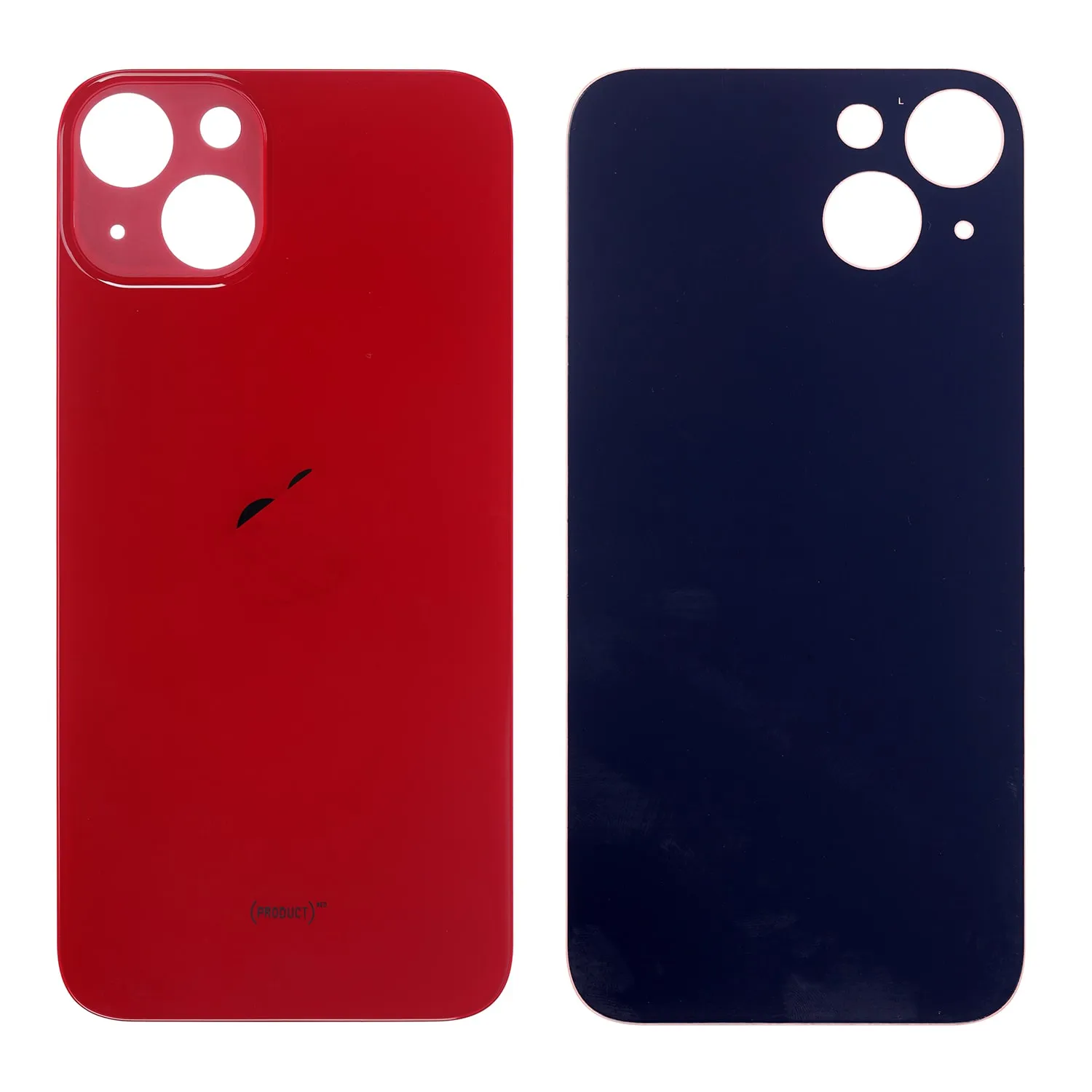 Cristal de repuesto para la cubierta trasera del iPhone 13 - Rojo