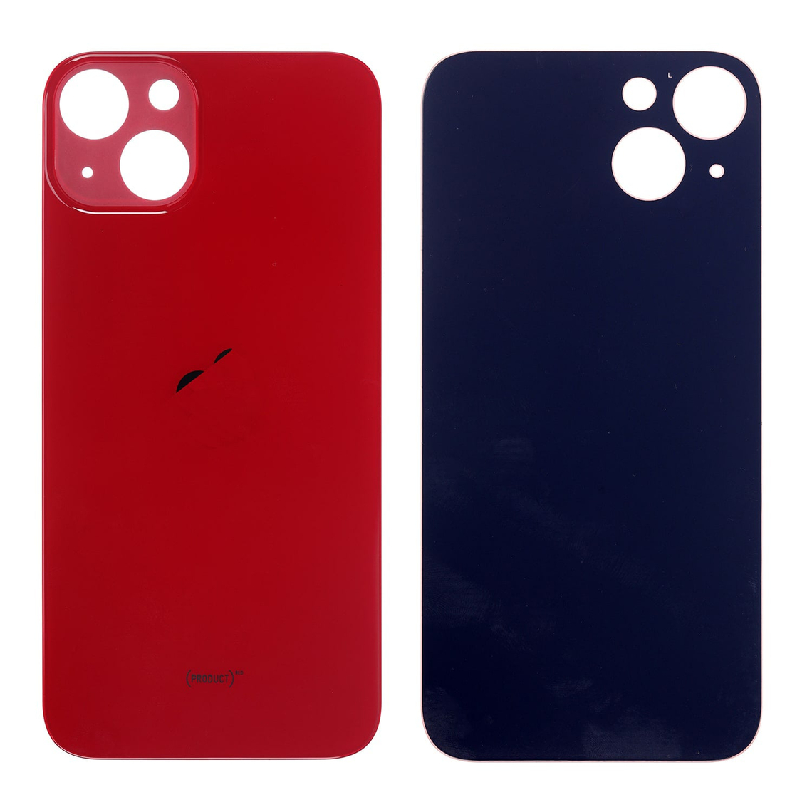 Cubierta trasera de cristal de repuesto para iPhone 13 Mini - Rojo