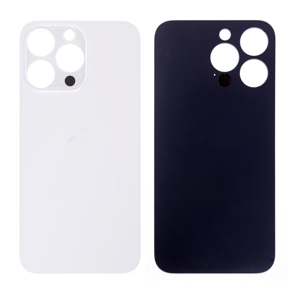 Cubierta trasera de cristal de repuesto para iPhone 13 Pro - Plateada