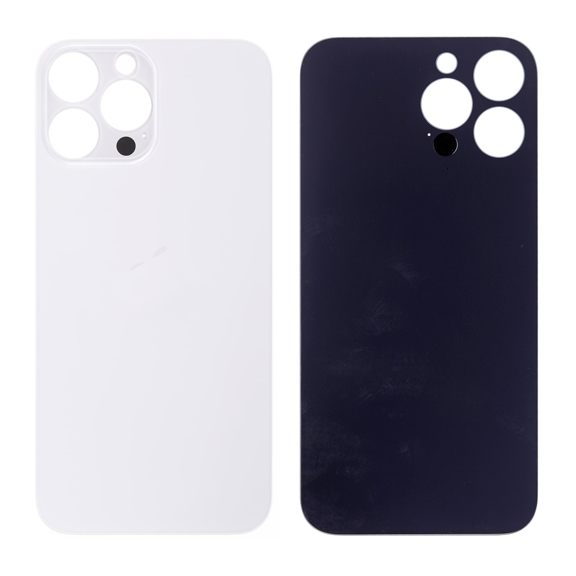 Cubierta trasera de cristal de repuesto para iPhone 13 Pro Max - Plateada