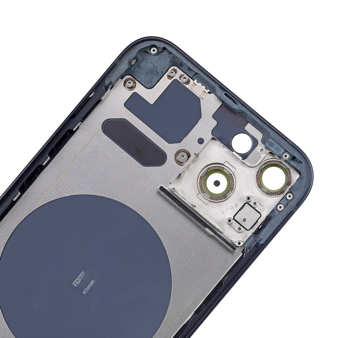 Carcasa trasera de repuesto con marco para iPhone 13 - Medianoche - Imagen 3