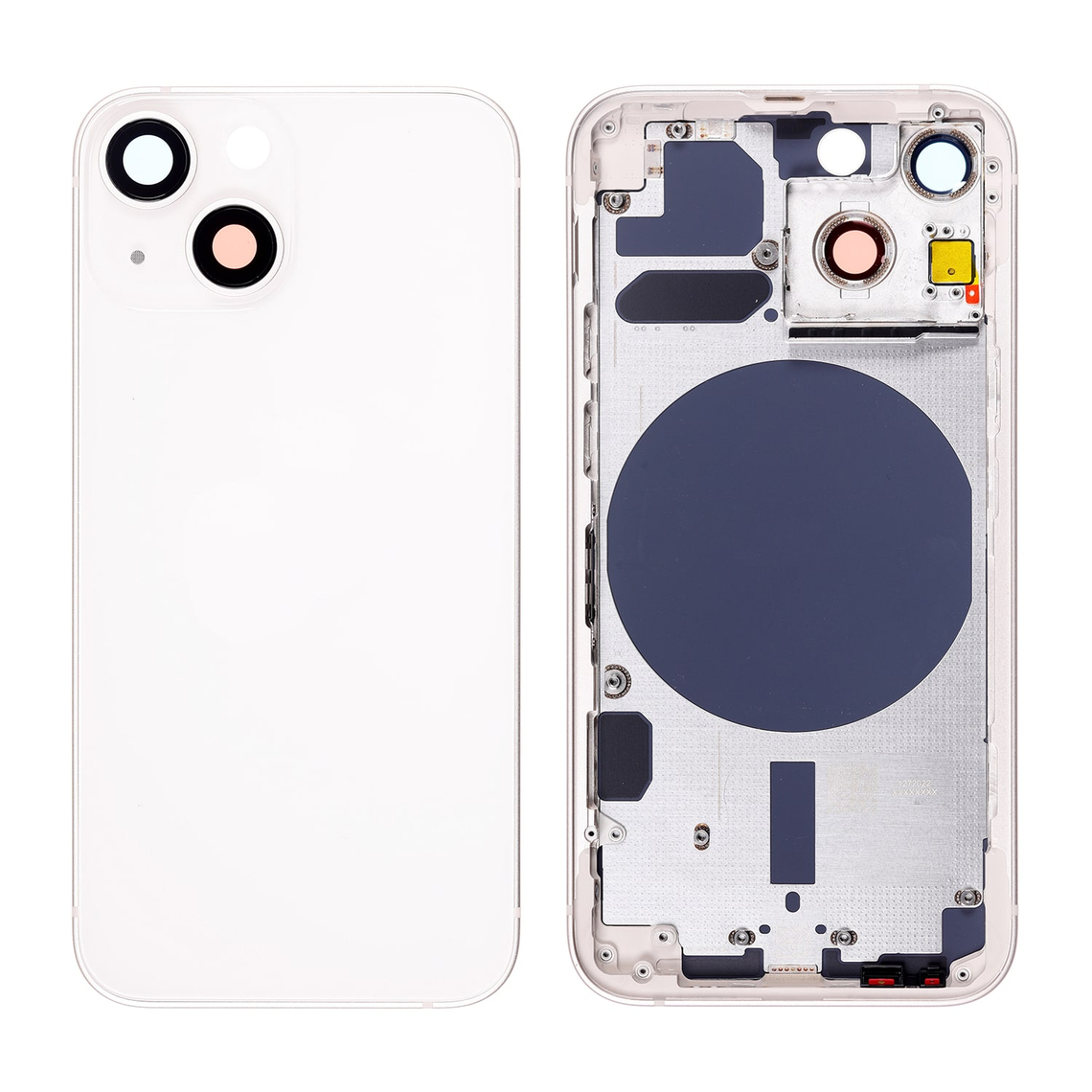 Carcasa trasera de repuesto con marco para iPhone 13 Mini - Starlight