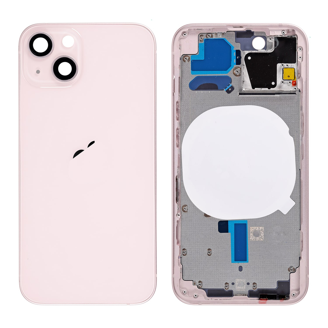 Carcasa trasera de repuesto con marco para iPhone 13 Mini - Rosa