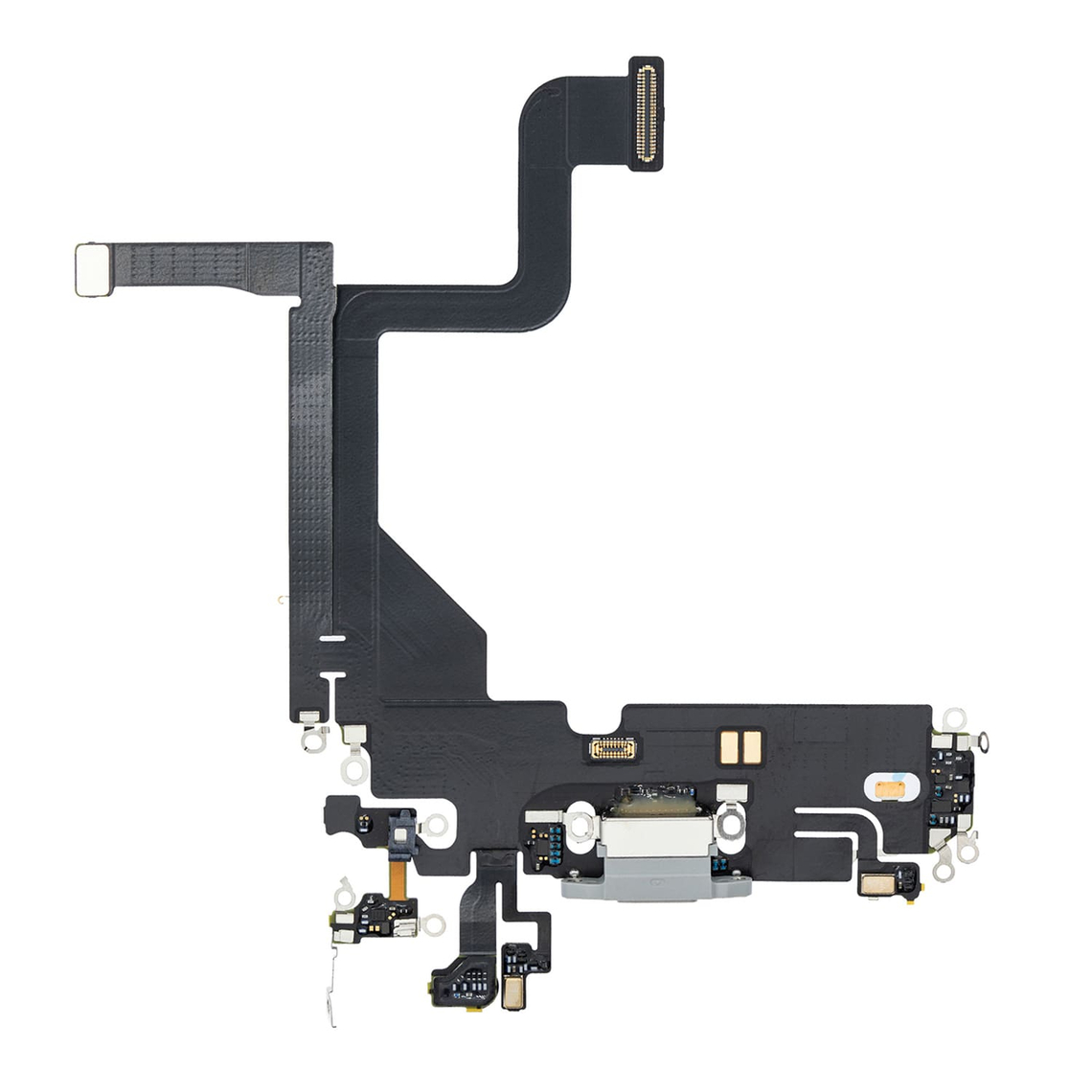 Cable flexible de carga USB de repuesto para iPhone 13 Pro - Plateado