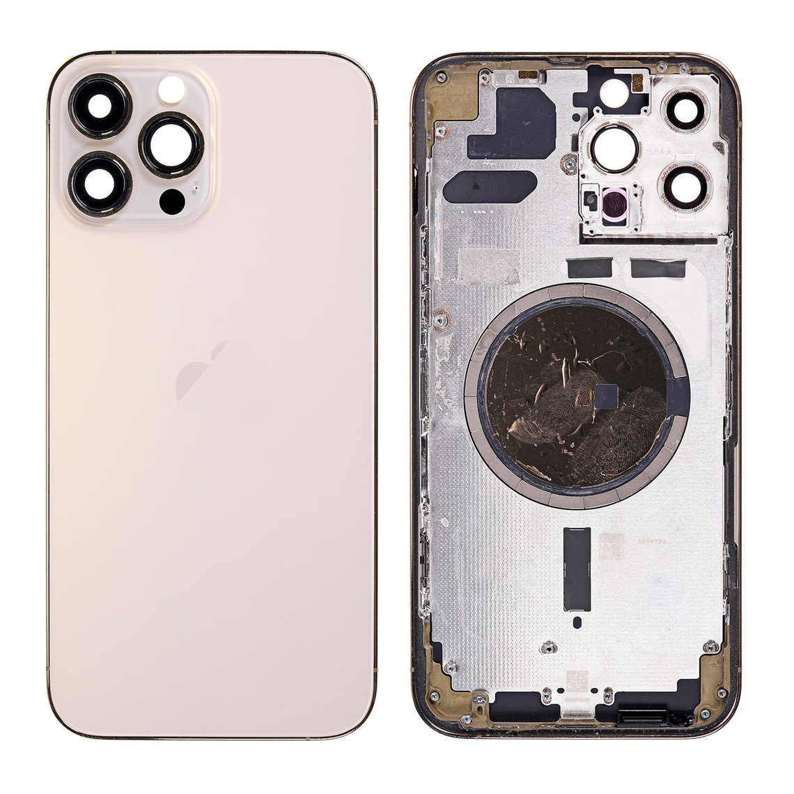 Carcasa trasera de repuesto con marco para iPhone 13 Pro Max - Dorado