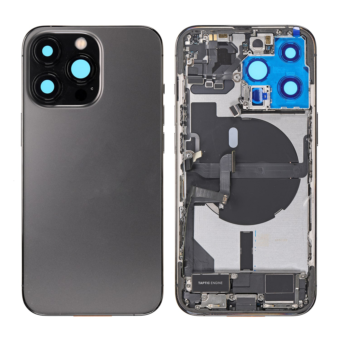 Repuesto para la tapa trasera del iPhone 13 Pro (conjunto completo) - Grafito