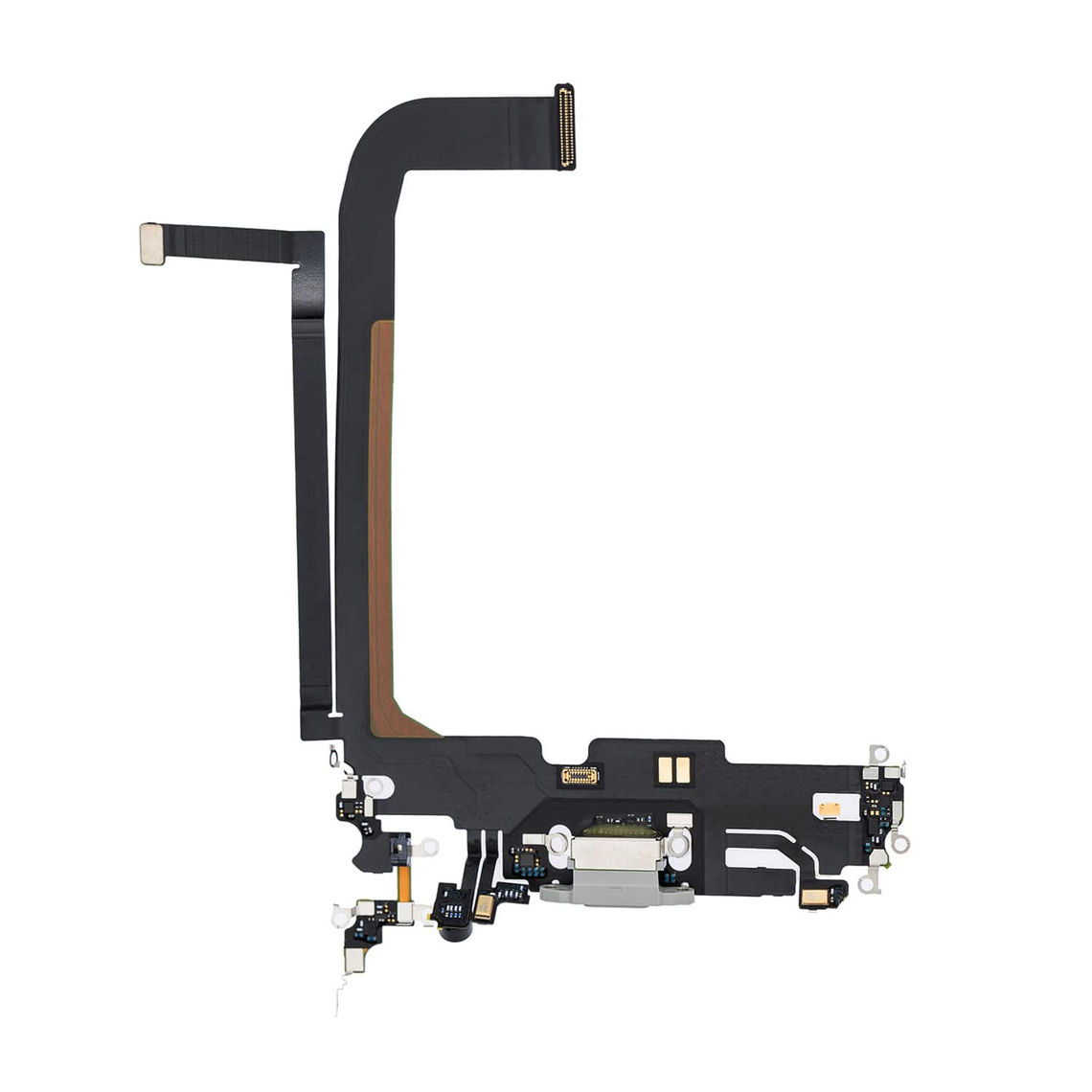 Cable flexible de carga USB de repuesto para iPhone 13 Pro Max - Plateado
