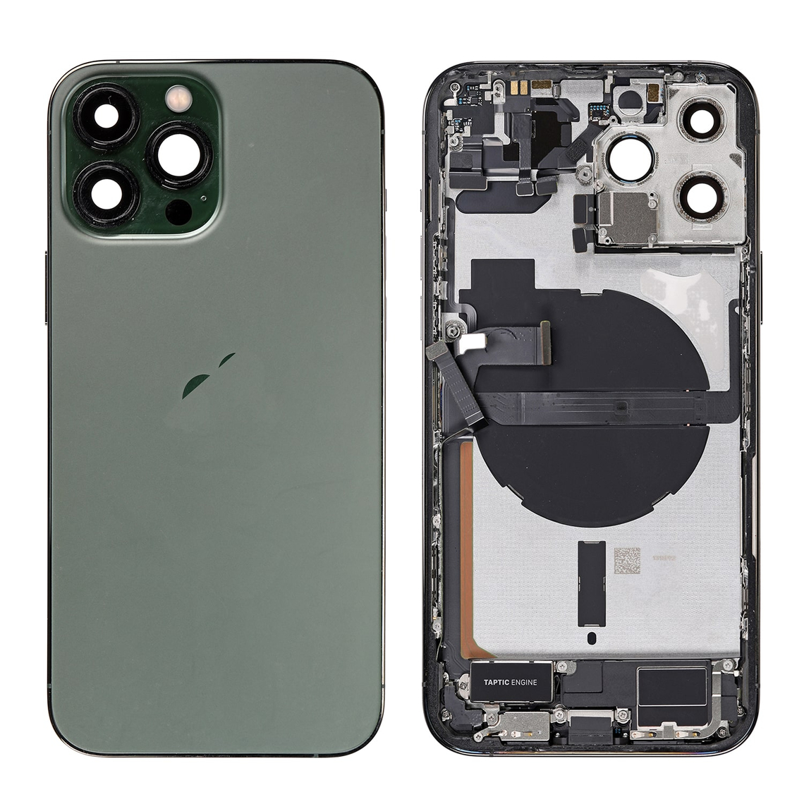 Repuesto para la tapa trasera del iPhone 13 Pro Max (ensamblaje completo) - Verde alpino
