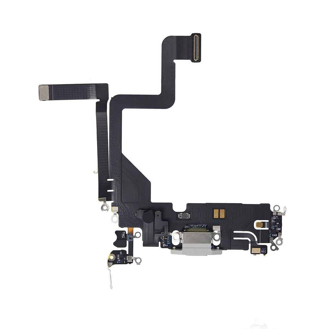 Cable flexible de carga USB de repuesto para iPhone 14 Pro - Plateado