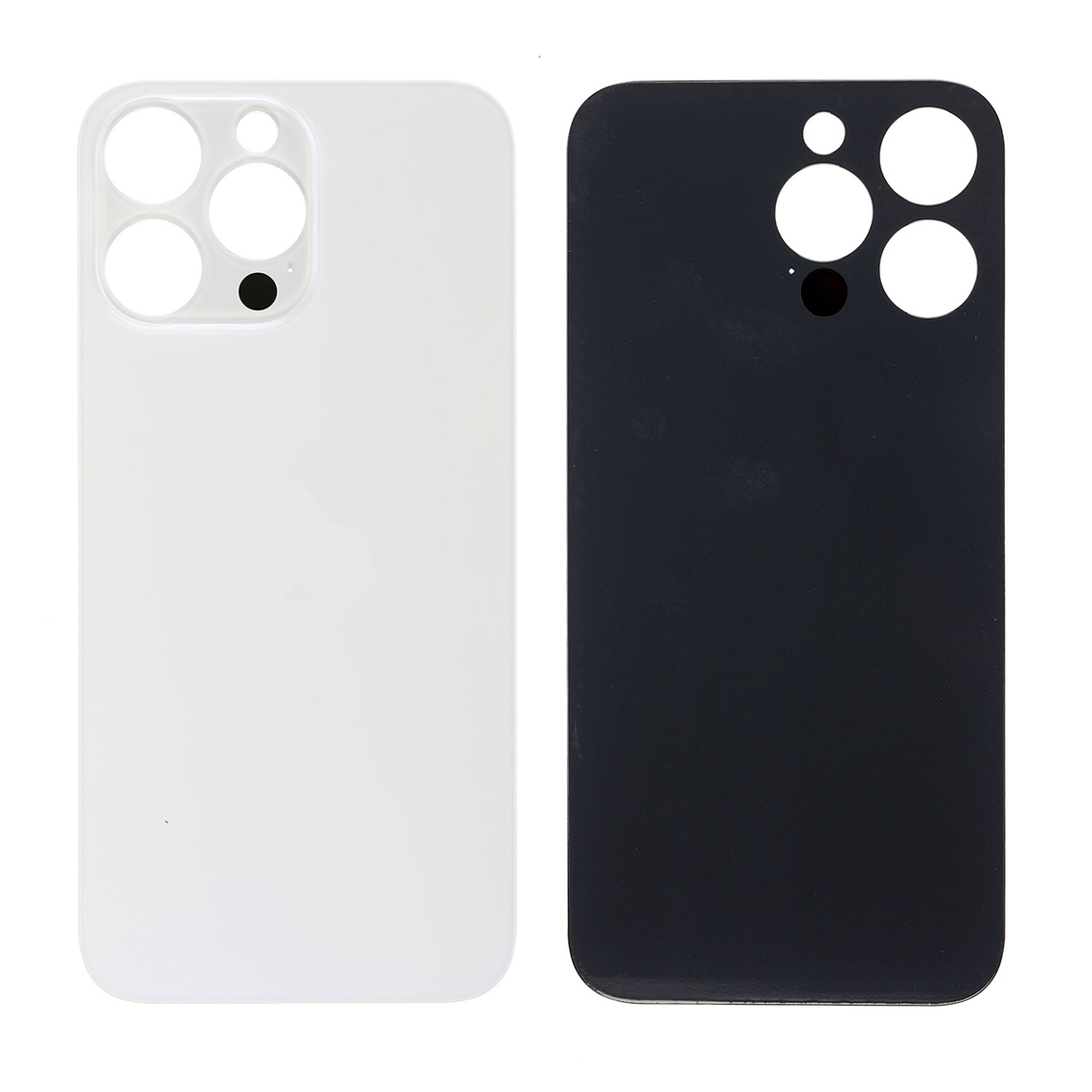 Cubierta trasera de cristal de repuesto para iPhone 14 Pro Max - Plateada