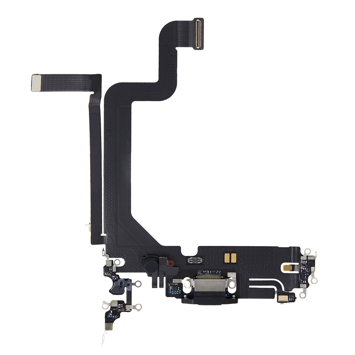 Cable flexible de carga USB de repuesto para iPhone 14 Pro Max - Negro espacial