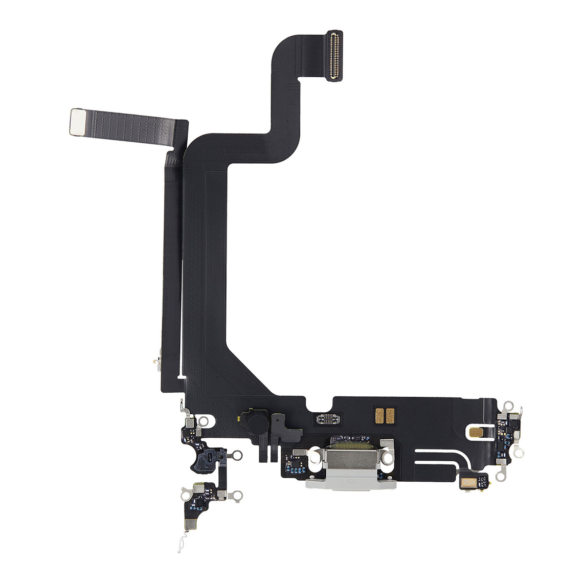 Cable flexible de carga USB de repuesto para iPhone 14 Pro Max - Plateado