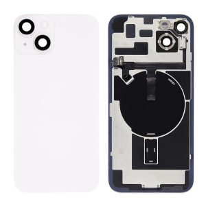 Repuesto para la cubierta trasera de cristal con marco del panel trasero del iPhone 14 Plus - Starlight