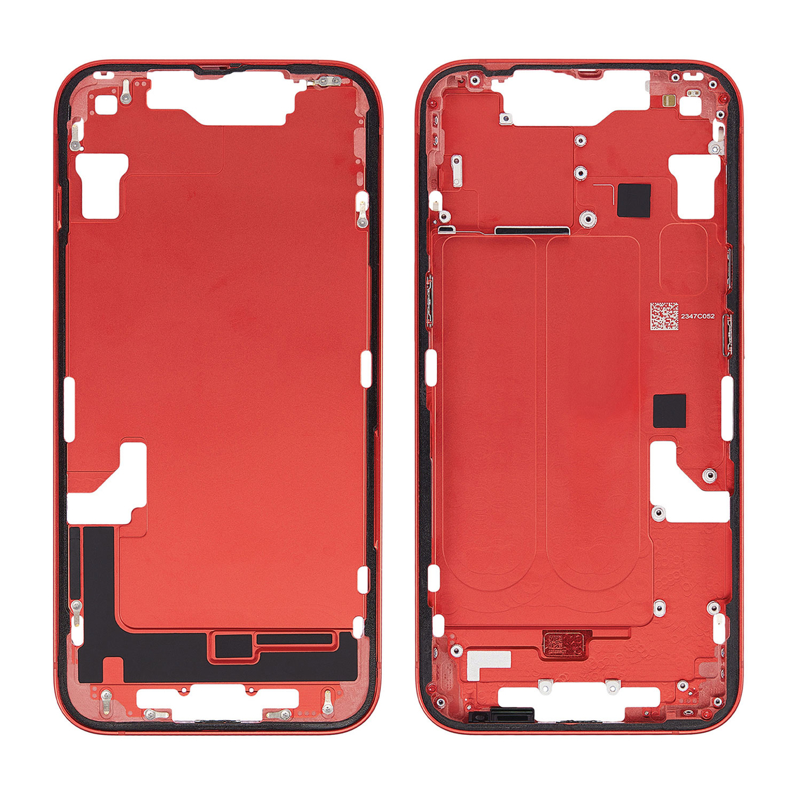 Carcasa intermedia de repuesto para iPhone 14 - Roja