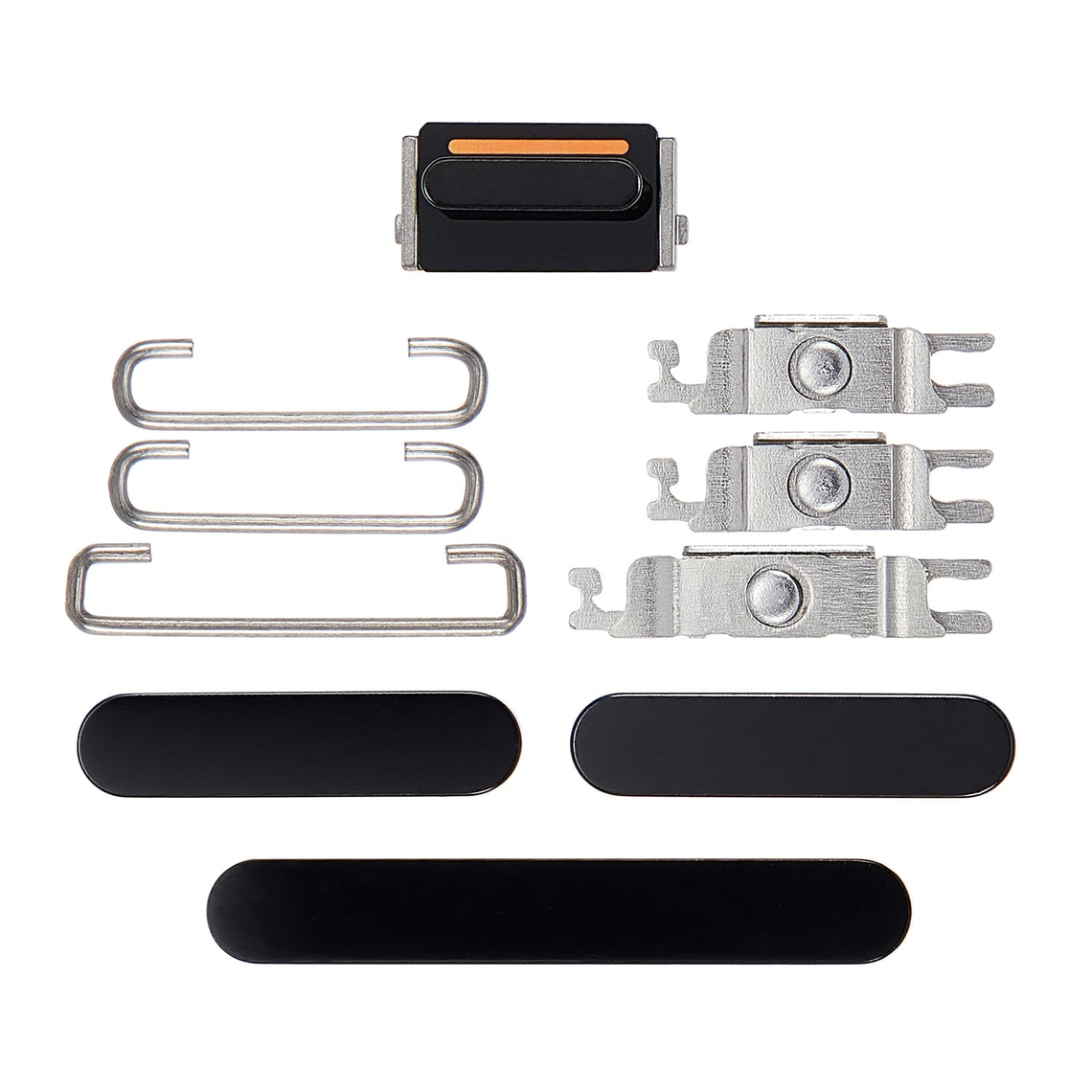Juego de botones laterales de repuesto para iPhone 14 Pro/14 Pro Max - Negro espacial