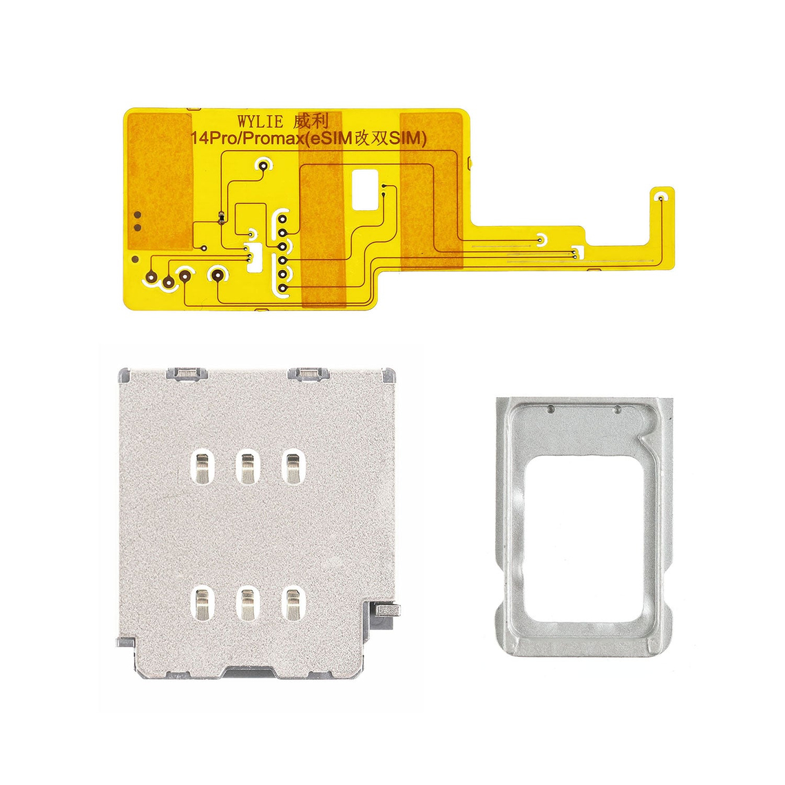 Kit de herramientas Wylie para convertir eSIM en tarjeta SIM dual para iPhone 14 Pro / 14 Pro Max
