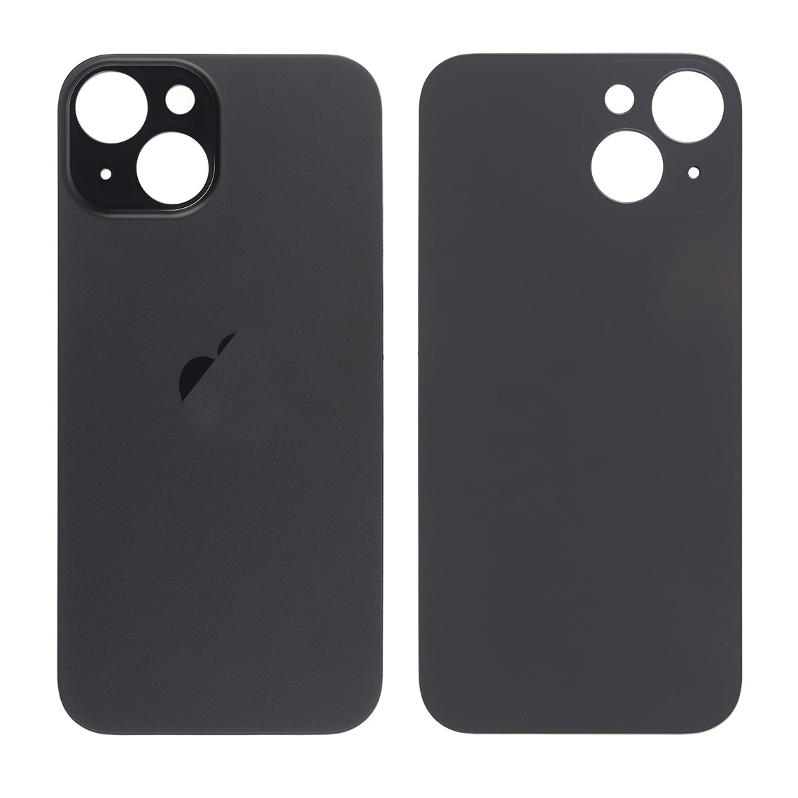 Cubierta trasera de cristal de repuesto para iPhone 15 - Negra