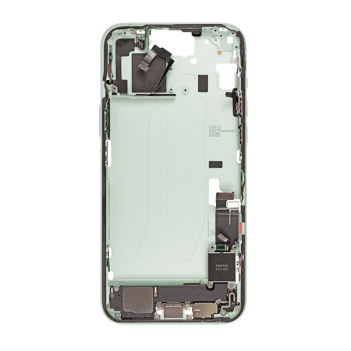 Repuesto para el marco de la carcasa central del iPhone 15 Plus - Verde