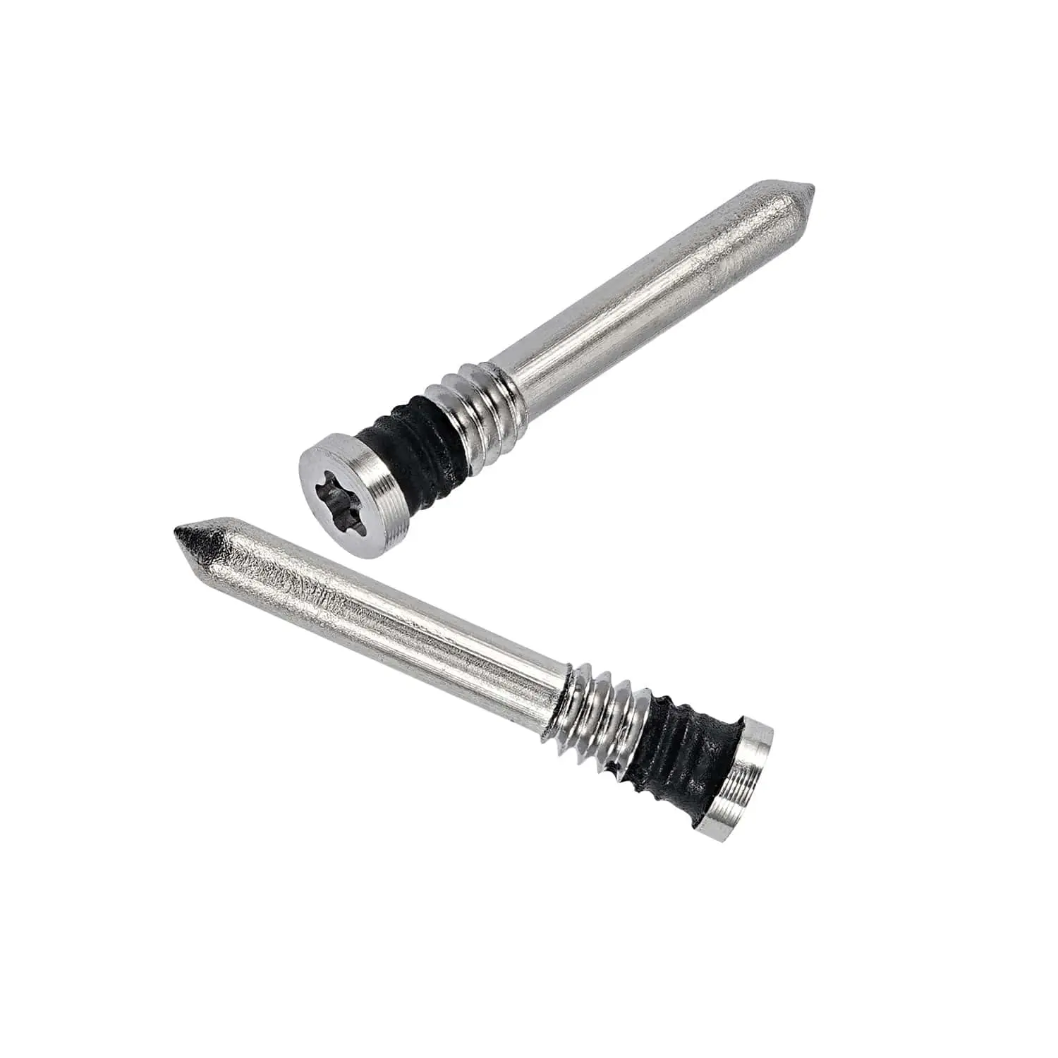 Tornillos inferiores de repuesto para iPhone 15, 15 Plus, 15 Pro y 15 Pro Max - Titanio blanco