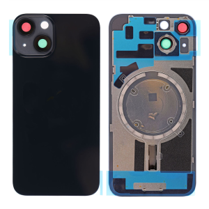 Panel trasero de cristal de repuesto para iPhone 14 con imán MagSafe - Medianoche