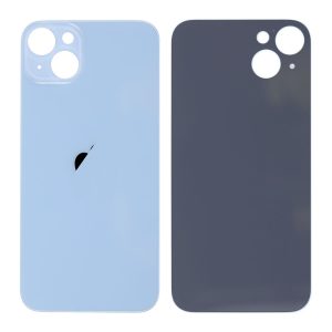 Cubierta trasera de cristal azul de repuesto para iPhone 14 Plus
