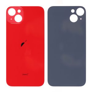 Cubierta trasera de cristal de repuesto para iPhone 14 Plus - Rojo