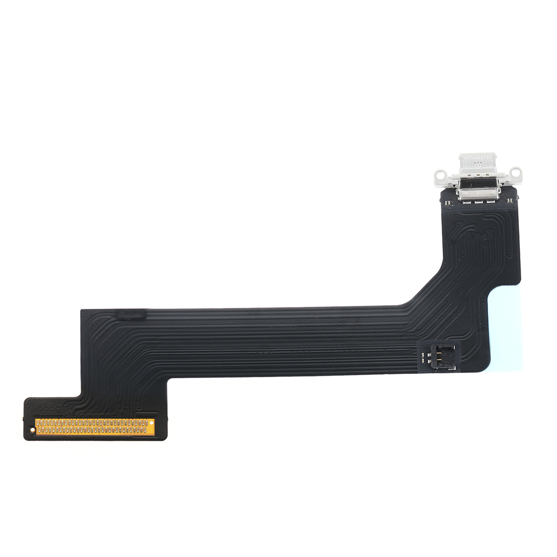 Cable flexible de repuesto para puerto de carga del iPad de décima generación - Versión WIFI - Plateado