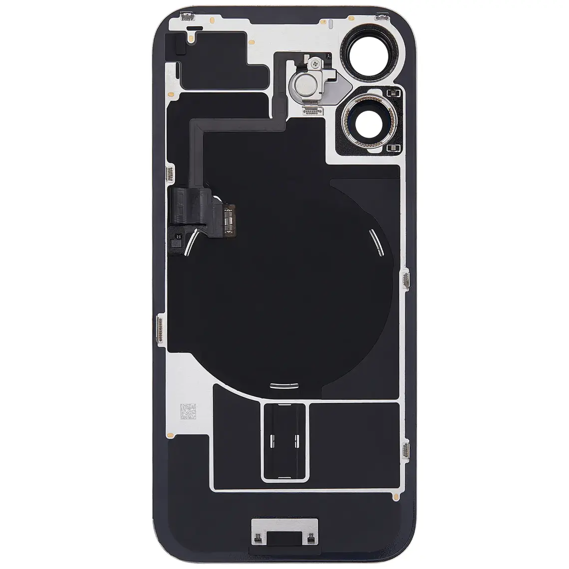 Repuesto para la parte trasera de cristal del iPhone 16 (original) - Blanco