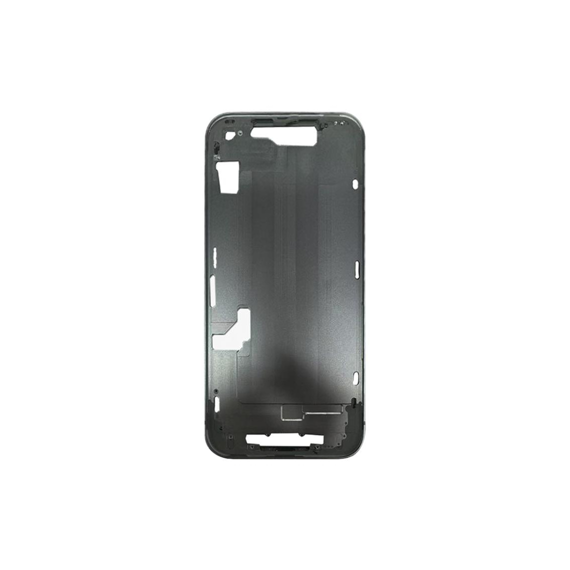 Marco central de pantalla de repuesto para iPhone 16e con marco lateral Kyes-Black